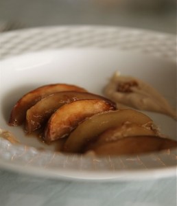 poached nectarines