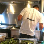 stephen cooking dinner