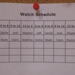 watch schedule watch schedule